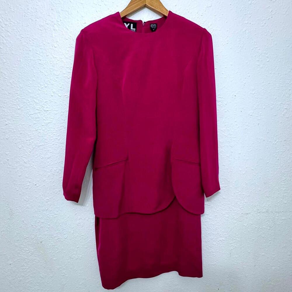 Vintage YL by Yair 100% Silk Dress Size 6P